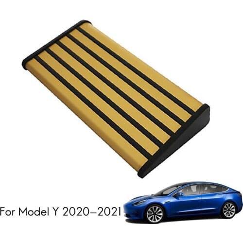 For Tesla Model 3 Y Car Rear Back Seat Aluminum Alloy Rest Pedal Rest Pedal Automotive Interior Accessories