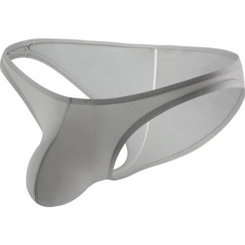 1/3pcs Ice Silk Sexy Underwear Men Briefs Pack Breathable Panties Men Bikini Briefs Underpants Seamless Low Waist Men Lingerie