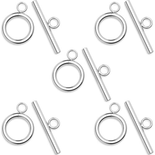 5 Sets Stainless Steel OT Clasp Toggle Clasps Handmake Bracelet Necklaces Connectors for DIY Jewelry Making Findings