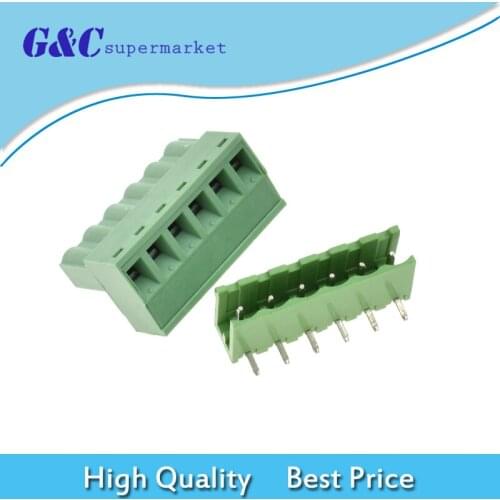 5Pcs KF2EDGK KF-6P 6PIN Right Angle Plug-in Terminal Contor 5.08mm Pitch diy electronics diy electronics