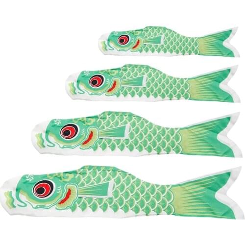 70cm Koi Nobori Carp Wind Socks Koinobori Colorful Fish Flag Hanging Wall Decor Y4UD