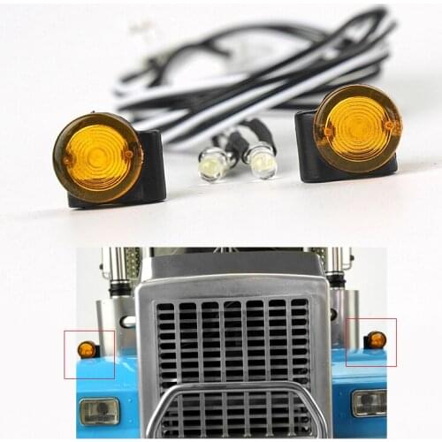 LESU RC 1/14 Side Marker Lights Parts DIY TMY Tractor Truck Trailer Model Car TH14145-SMT3