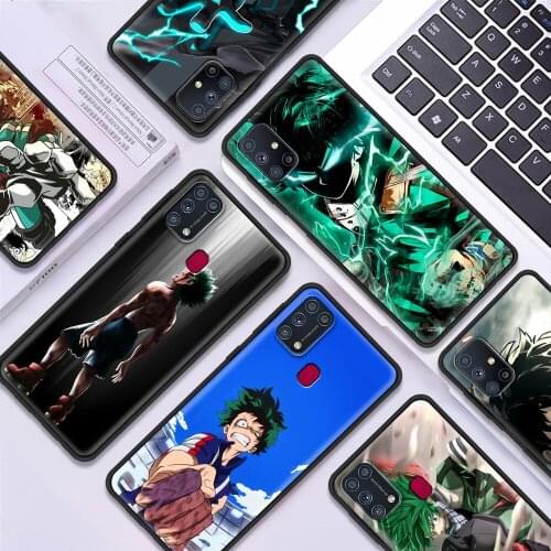 My Hero Academy Luxury Soft Cover for Samsung Galaxy M11 M21 M30S M31 M31S M51 A7 A9 2018 Smartphone Accessories Case