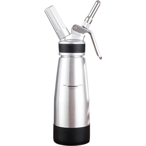 500ML Whipped Dessert Tools Cream Dispenser Premium Aluminium Durable Cream Dessert Tools Aluminum Cream Foamer for Kitchen