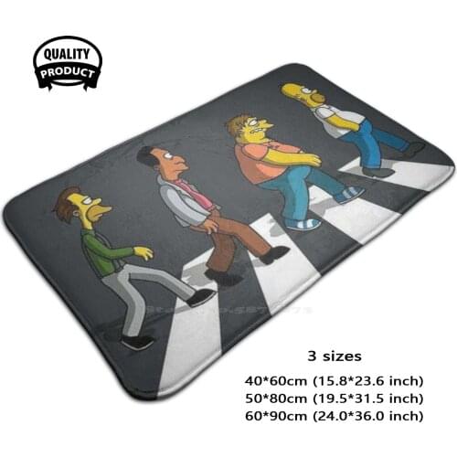 The X SimpS 3 Sizes Home Rug Room Carpet The Music 60S Here Comes The Sun 70S Classic Lennon Lyrics And Roll Yellow Aesthetic