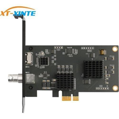 Dual-Channel SDI/HDMI-compatible HD PCIE Capture Card For Switch Game Live Broadcast PS4/NS Camera SLR 4k Recording Vmix
