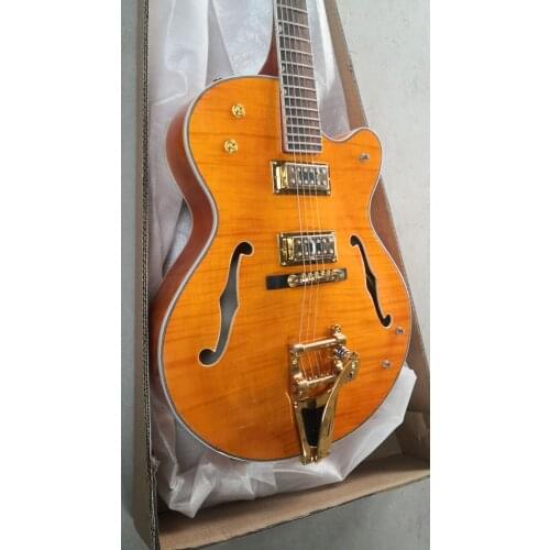 Custom electric guitar, personalized production, active pickup, lock string tuner, noble purple your best choice