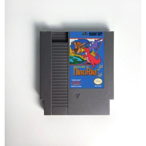 The Adventures of Dino Riki - Game Cartridge For NES Console 72 Pins 8bit