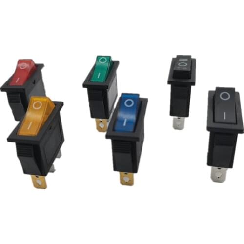 KCD3 2 Position 3 PinRocker Switch ON-OFF Electrical Equipment with Light Power Switch 16A 250VAC/ 20A 125VAC 35mm*31mm*14mm