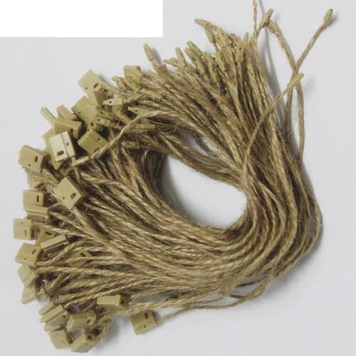 Seal hang tag /free shipping/hang tag with string/brown plastic tag