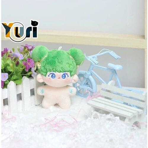 Little Witch No Attributes Star Green Bun Starfish 10cm Plush Doll Body Toy YK Sa