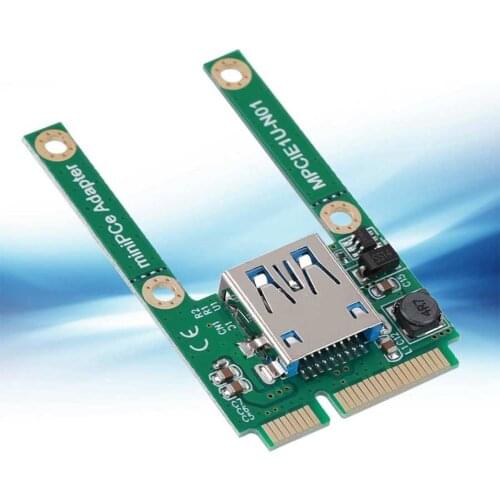 New New mSATA to USB Conversion Card Mini PCI-E Expansion Converter Adapter USB2.0 mPCI-E