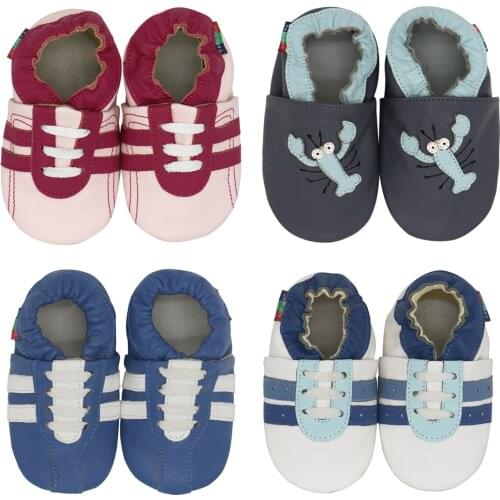 Carozoo Infant Shoes Toddler Prewalker Slippers Soft Leather Baby Boys First-Walkers Girl Shoes Childrens Shoes