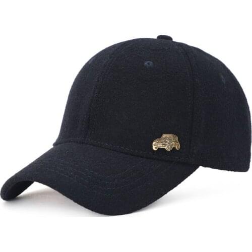 Autumn Winter Baseball Cap Men Adjustable Size Hip Hop Caps Keep Warm Wool Dad Hat Casquettes De Baseball Caps Brand Hats For Me