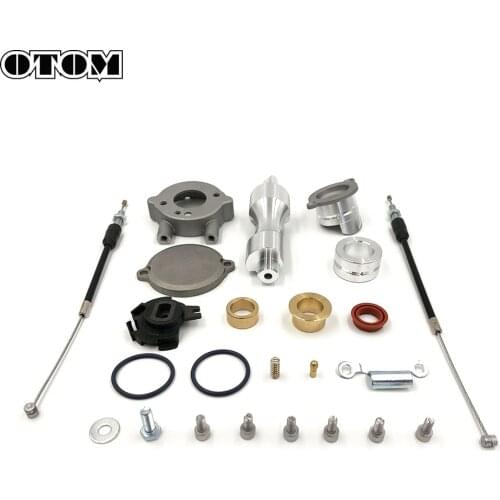 OTOM Motorcycle Control Valve Assembly Cable Wire O-ring Seal Bushing Spring Exhaust Rod Repair Part For YAMAHA DT230 MT250 Bike
