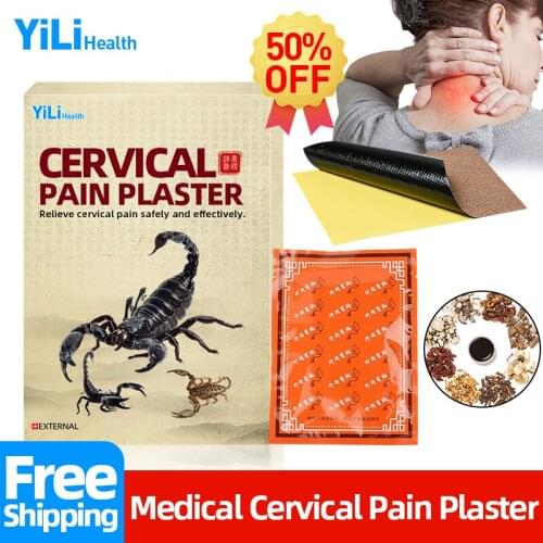 Cervical Pain Relief Scorpion Medical Plaster Patches Treatment Rheumatism Reliever Neck Joint Soreness Cause Headache Patches
