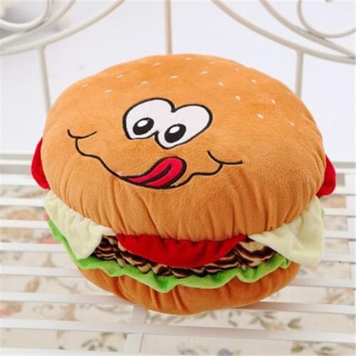 Childrens Day Birthday Gift Doll Hamburger Sleeping Cushion Pillow Kids Soft Food Hamburgers Simulation Toys Dance Props