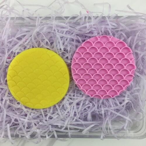 Fish scales Cookies Embossing Printing Stamps 3D Custom Seal Cake Icing Decoration All Kinds Of Cartoon Patterns