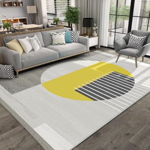 Nordic short living room carpet thick cloth bedroom carpet modern sofa foot pad study floor door mat wardrobe area floor mat