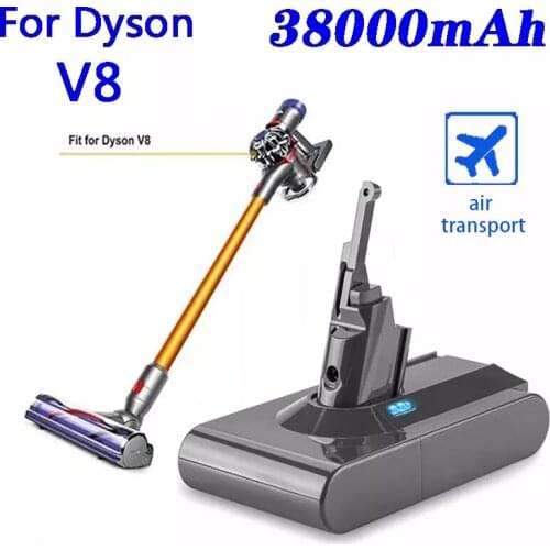 Dyson V8 21.6V 38000mAh Replacement Battery for Dyson V8 Absolute Cord-Free Vacuum Handheld Vacuum Cleaner Dyson V8 Battery