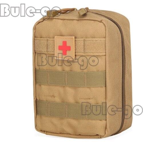 Molle Tactical Military Medical EMT First Aid Pouch Case EDC Utility Tools Bag For for Outdoor Hunting