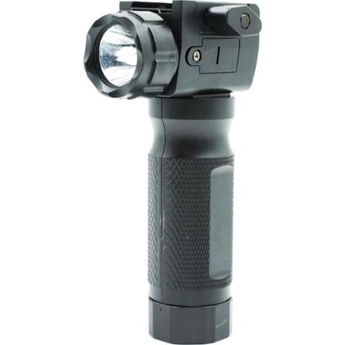 Tactical Front Grip Leading Star Ultra-Compact Flashlight with 90 Degree Offset Rail Mount Detachable Remote Pressure Switch