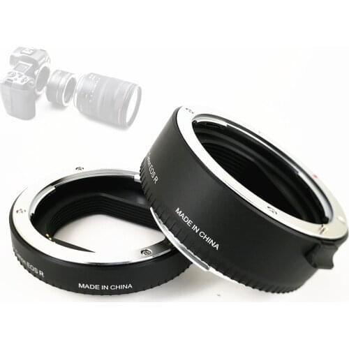 12mm + 24mm AF Electronic AutoFocus Macro Extension Tube Adapter Ring for Canon EOS R RP R5 R6 RF Mount Camera & Lenses