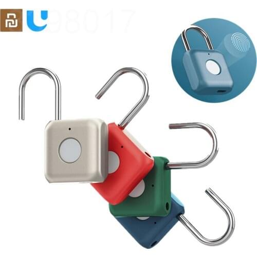In Stock Youpin Youdian Kitty Smart Fingerprint Door Lock Padlock USB Charging Keyless Anti Theft Travel Luggage Drawer Safety