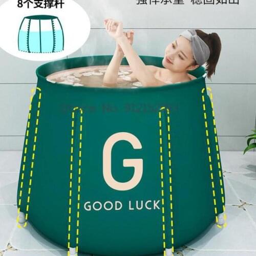 Bath Bucket Adult Foldable Bath Bucket Bathtub Artifact Household Full Body Adult Plus Large Bath Bucket