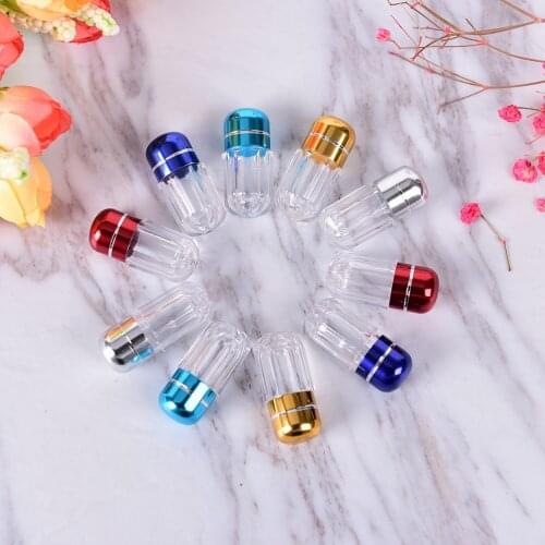 1PCS New Arrival Empty Gelatin Capsules Transparent ColorFul Gel Caps Random Color