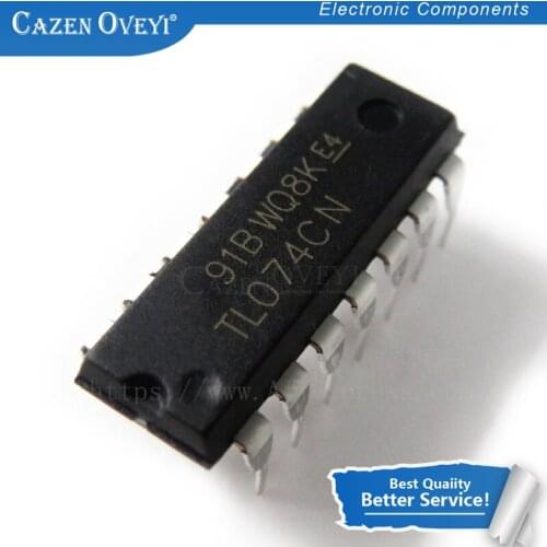 10pcs/lot TL074CN DIP14 TL074 DIP In Stock