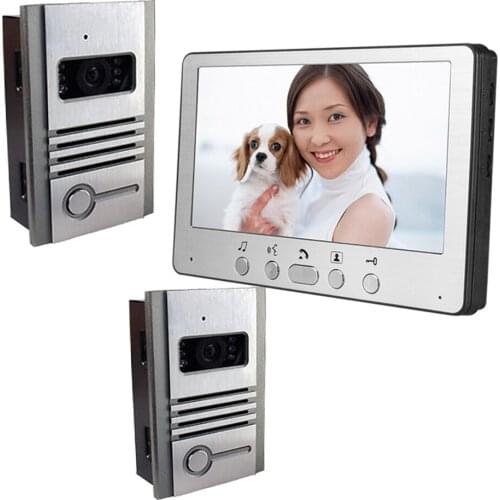 2In1 7 Inch LCD Display Wired Intercom Video Door Phone