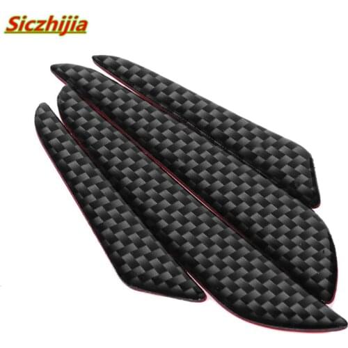 4X Carbon fiber door edge protection strip scratch-resistant collision for Mazda 2 3 5 6 CX5 CX7 CX9 Atenza Axela