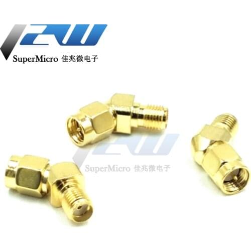45 Degree Adapter Connector for FPV Race Goggle Antenna Converter SMA TO SMA RP SMA 135 Degree