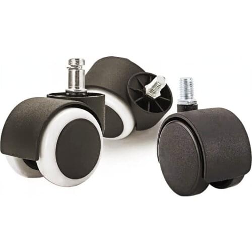 5PCS Universal Mute Caster 50KG Wheel 2" Replacement Office Chair Swivel Rollers 360 Degree Wheels Furniture Hardware