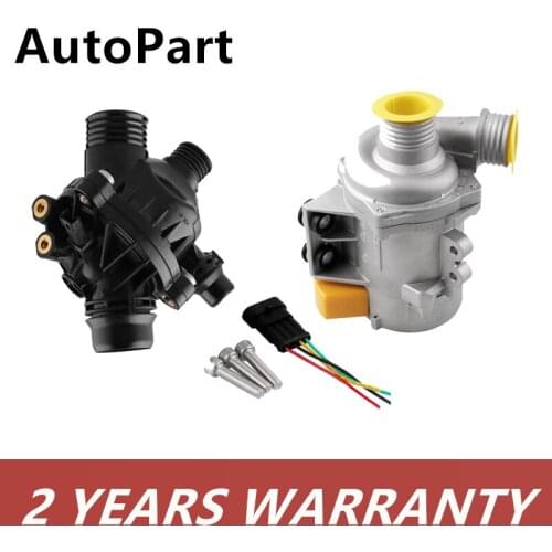 Electric Water Pump Bolt+Thermostat Kit For BMW X3 X5 328I 128i 528i E90 E91 E92 E60 E83 E70 11517586925 11537549476 11517563183