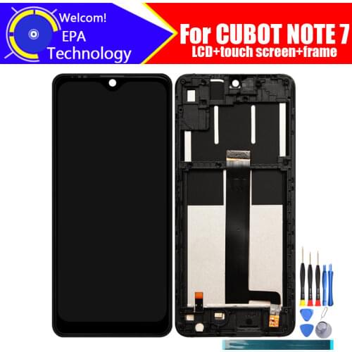 CUBOT NOTE 7 LCD Display+Touch Screen Digitizer+Frame Assembly 100% Original LCD+Touch Digitizer for CUBOT NOTE 7+Tools