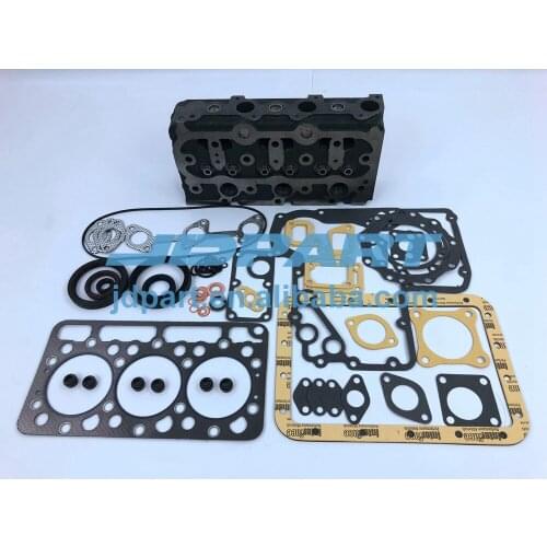 D850 cylinder head with overhual gasket set for Kubota