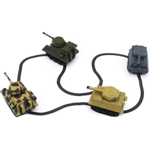 Puzzle creative childrens scribing toy car induction drawing line and pen tank engineering car desktop game toys