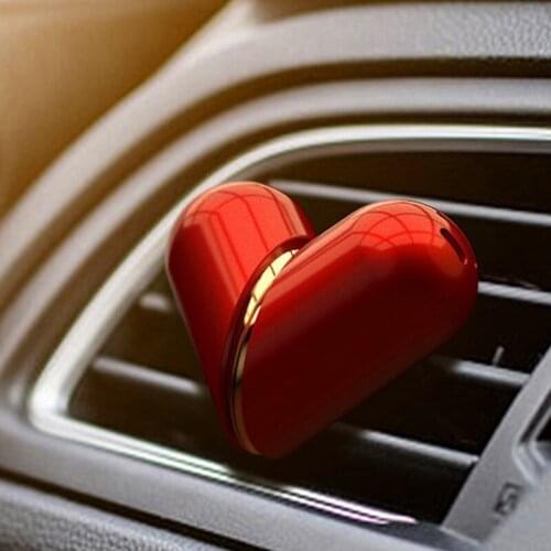 Creative Heart-shaped Decoration Car Air Outlet Perfume Clip Aromatherapy Air Conditioning Decoration Car Interior Accessories