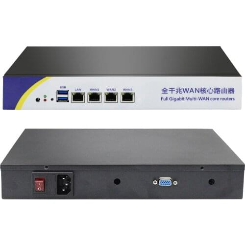 Mini PC Intel Celeron J1900 Firewall Router 4 LAN Intel Nic Gigabit Ethernet RJ45 VGA 2xUSB Support Pfsense Linux