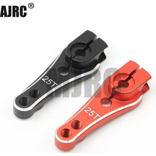 MJRC 1piece 33MM metal RC 25T tooth steering servo arm for 1/10 RC tracked TRAXXAS TRX4 SCX10 AXIAL RC car parts