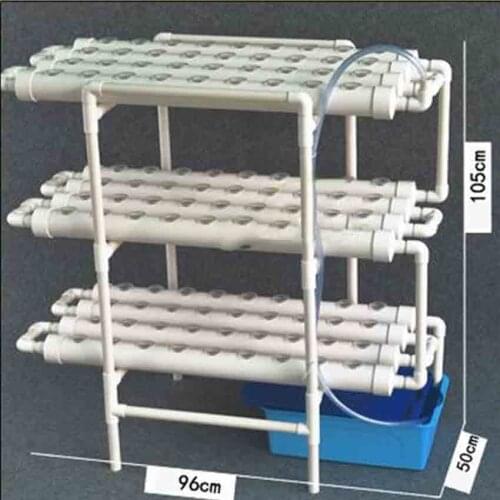 New Hydroponics System Planting Horticultural Layered Three-dimensional Planting Rack 12 Pipes Soilless Cultivation Equipment