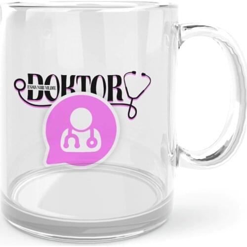 Personalized Professional Doctor Glass Mug Cup-12