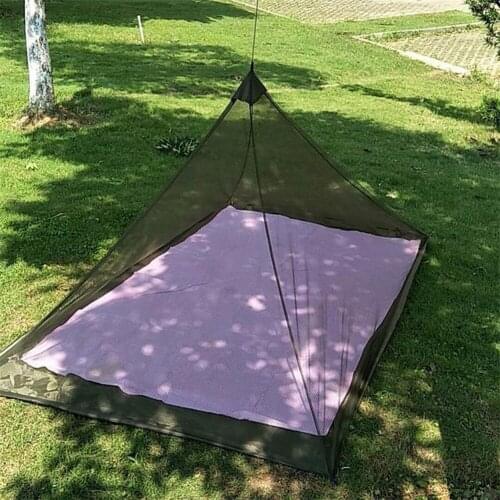 Hanging Inner Tents for Triangle Teepee Outdoor Ultralight Mosquito Repellent Mesh Net Single Tent Summer Outdoor Camping Tent