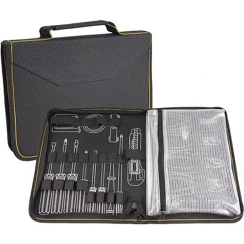 Professional Electrical Tool Bag Hard Plate Handbag 600D Water-proof Oxford Tools Package Soldering Iron Multimeter Bag