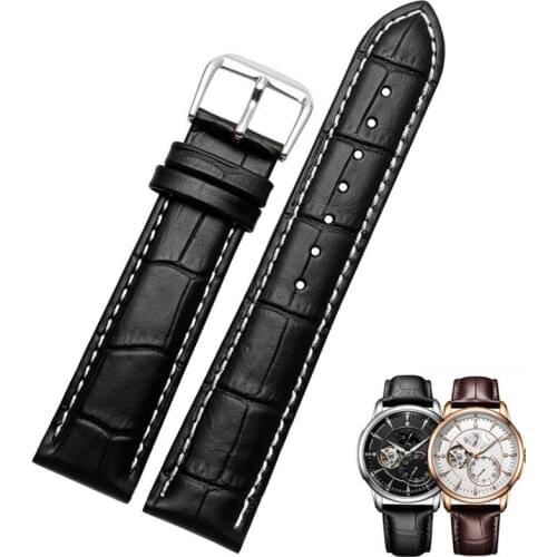 Cow genuine leather watchband for brand wristband 12mm 14mm 15mm 16mm 17mm 18mm 19mm 20mm 21mm 22mm 23mm 24mm men women straps