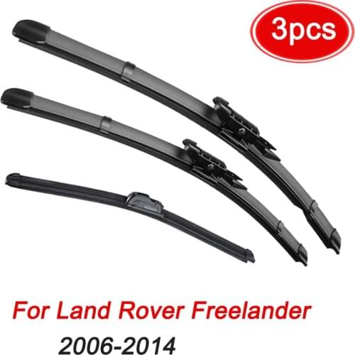 MIDOON 24"20"14" Windshield Wiper Blades For Land Rover Freelander 2 2006-2014 Front Rear 2013 2012 2011 2010 2009 2008 2007
