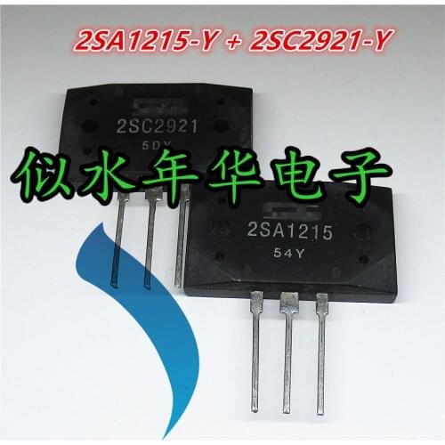 Aoweziic 2018+ 100% new imported original 2SA1215-Y 2SC2921-Y 2SA1215 2SC2921 MT-200 High power amplifier (1 pair)