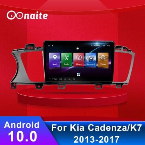 Oonaite 9.66 Inch Android 10.0 USB Car Radio AM FM DVD Multimedia Video Player GPS Navigation For Kia Cadenza K7